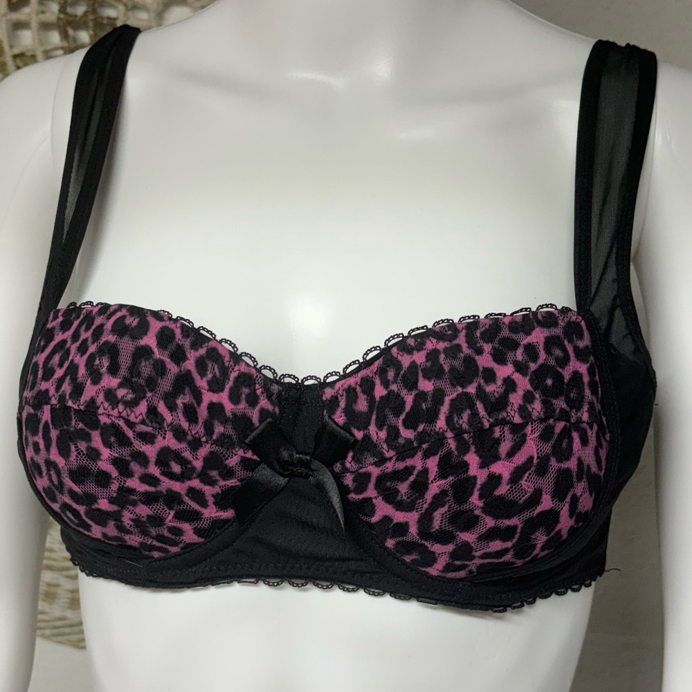 Lucy B Magenta Cheetah Bra